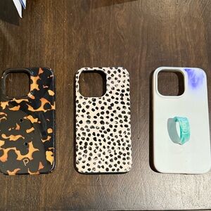 Loopy Case Trio: Black, Tan, and Blue